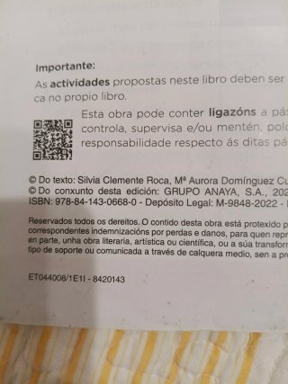 Bioloxía e xeoloxía, 1 ESO, Galicia, Operación ...