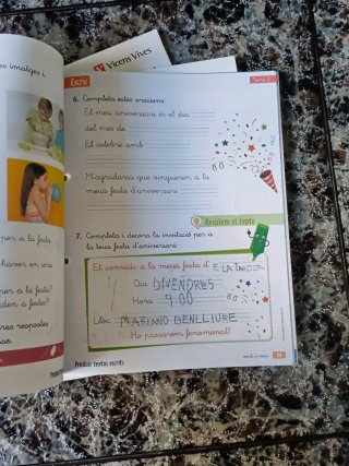 Llengua i literatura, 1 Educació Primària, Comu...