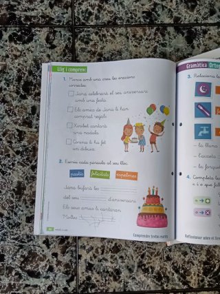 Llengua i literatura, 1 Educació Primària, Comu...