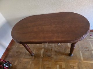 Mesa de comedor de madera maciza