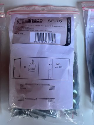Ruedas para puertas correderas Saheco SF-75