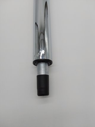Waytex 78158 Verin para Asiento y Taburete Alto de Oficina, Longitud 430-670 mm, Universal, Metal Cr