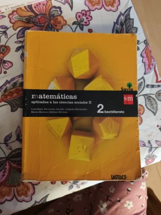 Matemáticas aplicadas a las ciencias sociales I...
