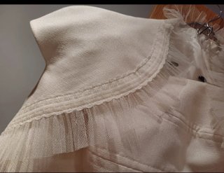 Vestido de Novia Blanco con Volantes