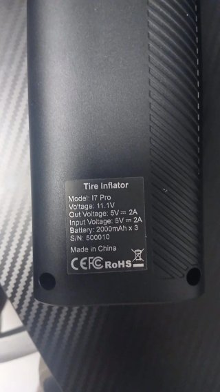 Inflador de Neumáticos EBOSSOM i7 Pro