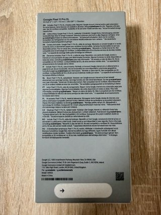 Google Pixel 11 Pro XL 256GB Obsidiana