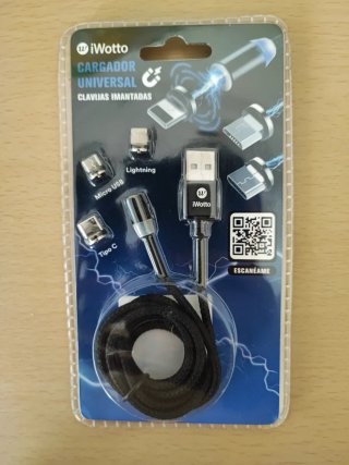Cargador Universal iWotto Clavijas Imantadas
