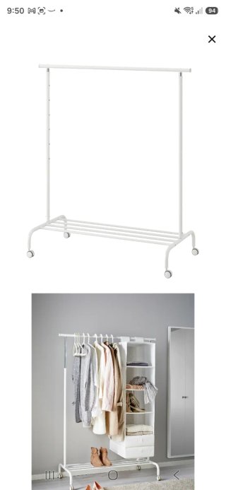 Burro perchero IKEA blanco