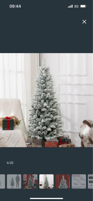 Árbol nevado 230t 150cm