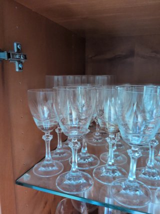 Copas de cristal finas