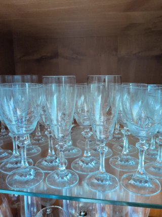 Copas de cristal finas