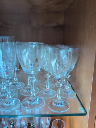 Copas de cristal finas