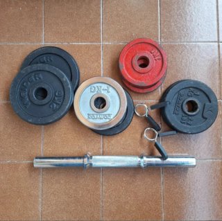 Mancuerna 12 kg ajustable
