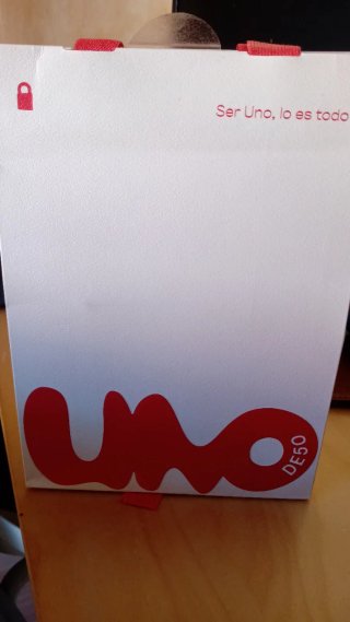 Pulsera Plata Uno de 50 Amor sin usar