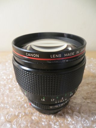 Canon FD 85mm 1:1.2 L Lente