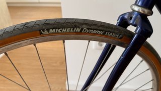 Bicicleta Piñón Fijo Azul Cuero