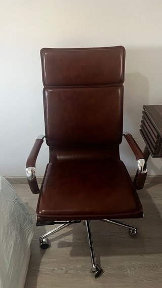 Silla de oficina Dallas Northdeco Vintage Marrón