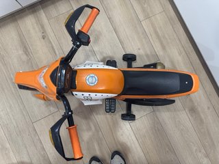 Moto Eléctrica Infantil Naranja