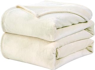 WAVVE Manta Franela para Cama 90, Manta para Sofá 150x200 cm, Manta de Microfibra, Suave, Cálida, Tr