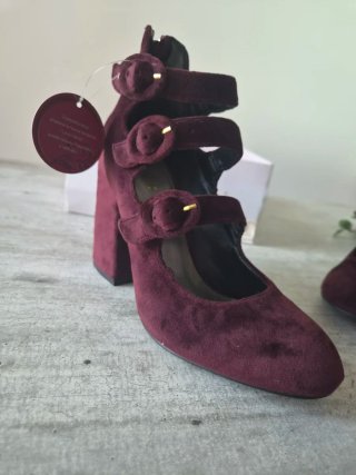 Scarpe tacco ObseL Bordeaux 37