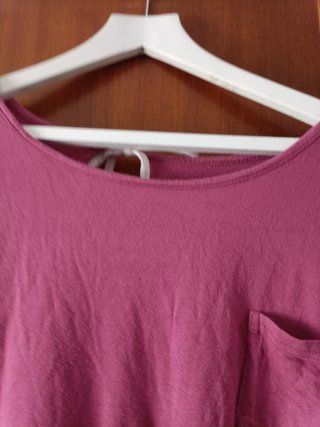 Camiseta manga larga con encaje