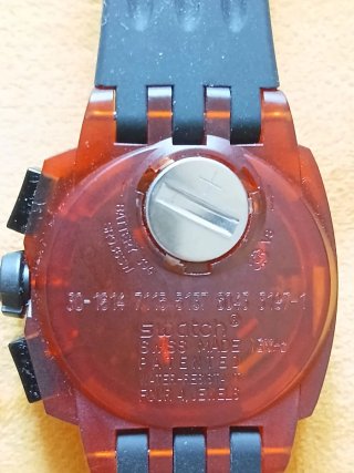 Orologio Swatch Rosso e Nero