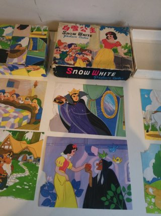 Juego Cubos Vintage Blancanieves