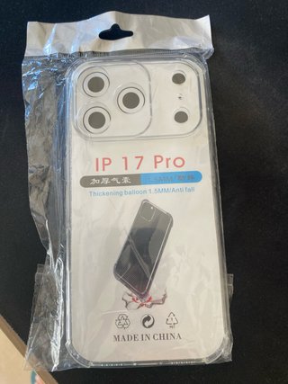 Funda iPhone 17 Pro Transparente