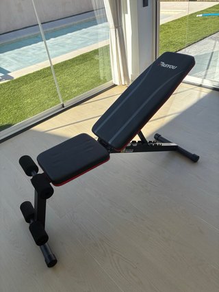 Pack gimnasio en casa: banco PASYOU + pesas 25 kg