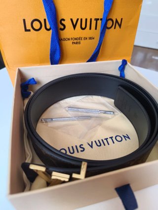 Cintura Louis Vuitton Marrone Oro