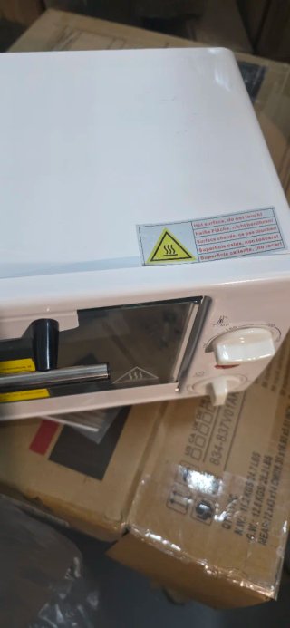 Mini horno blanco