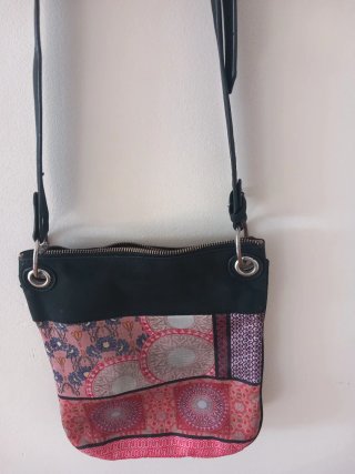 Bolso Desigual Negro Multicolor