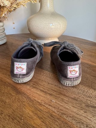 Zapatillas Pisamonas niño/niña talla 25 terciopelo