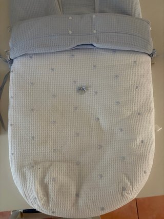 Saco invierno Uzturre azul y blanco