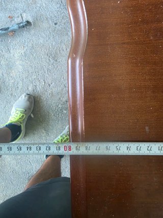 Estantería de madera 2 baldas