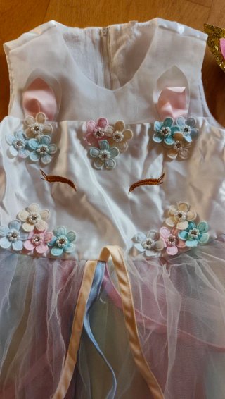 Disfraz Unicornio Niña Talla 6-8 Años