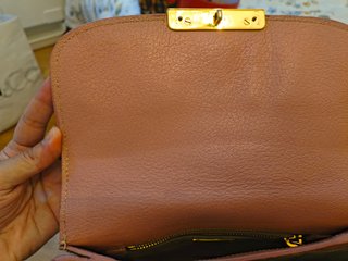 Borsetta Miu Miu pelle rosa con chiusura oro