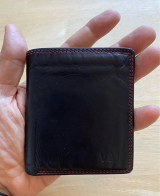 Cartera Billetero Tarjetero Piel Hombre V&L