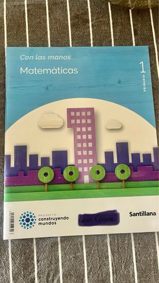 Libro matemáticasy lectoescritura 1 primaria .