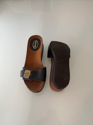 Sandalias Scholl Negras y Marrones Nuevas