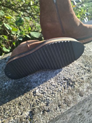 Botines Alpe plataforma marrones talla 37