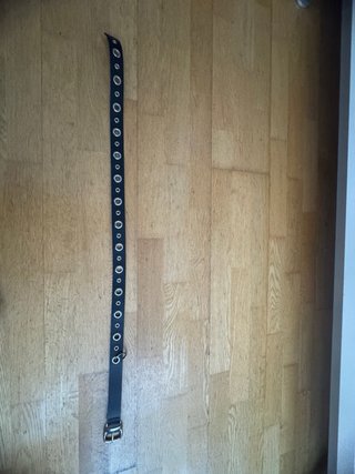 Pack 2 Cinturones Negros Tachuelas Plata
