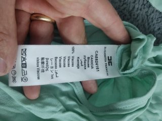Elisabetta Franchi Blusa Verde T M