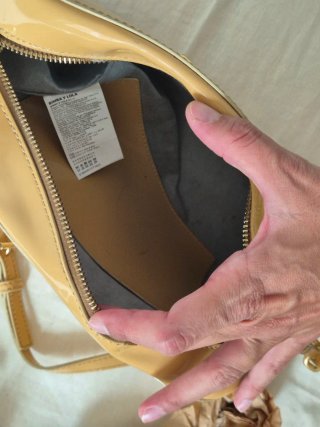 Bolso Bimba y Lola amarillo mantequilla