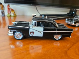 Lote 3 coches policía metálicos escala 1:43