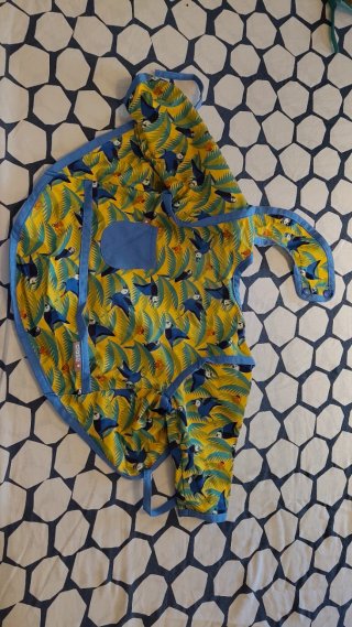 Babero Pop-in Talla 3 con Mangas