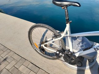 Bicicleta MTB Btwin 5.1 Blanca