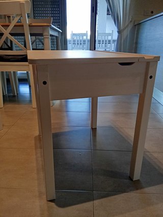 Escritorio y silla infantil blanco