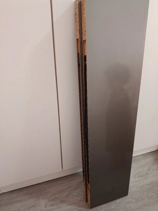 Baldas de pared grises (2 unidades)
