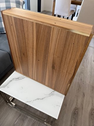 Armario de baño madera y cristal